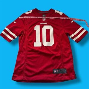 Nike Kids Red and White Sports Jersey